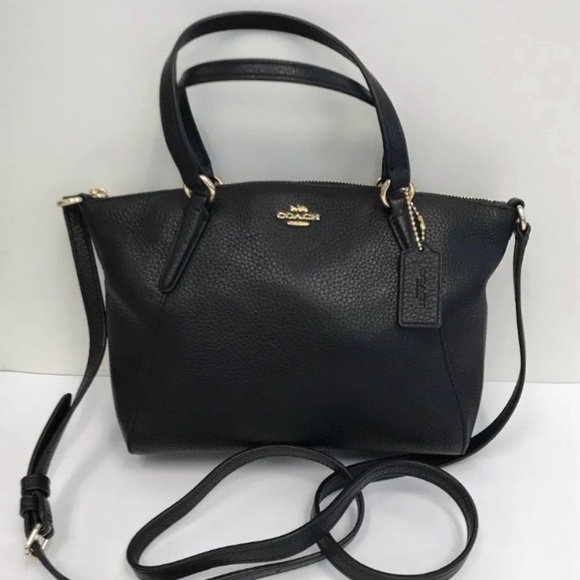 ⛔️SOLD⛔️Authentic Coach pebbled leather Satchel/Cr - Picture 3 of 8